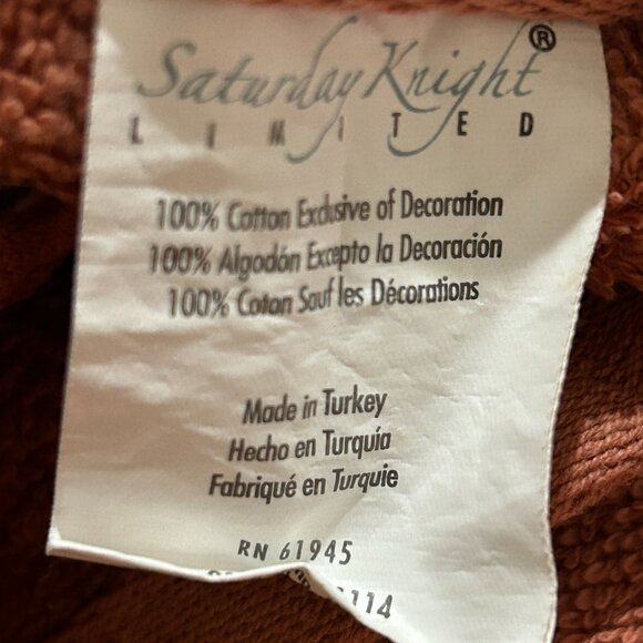 3 Towels Saturday Knight Cotton Love Faith Peace Auburn Butterflies Embroidered - Picture 9 of 14